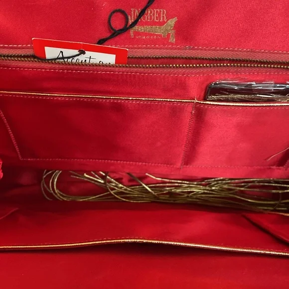 Elegant Red Women's Bag by Ingber - Picture 6 of 7